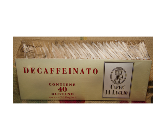 4 packs of 40 envelopes of Decaffeinato