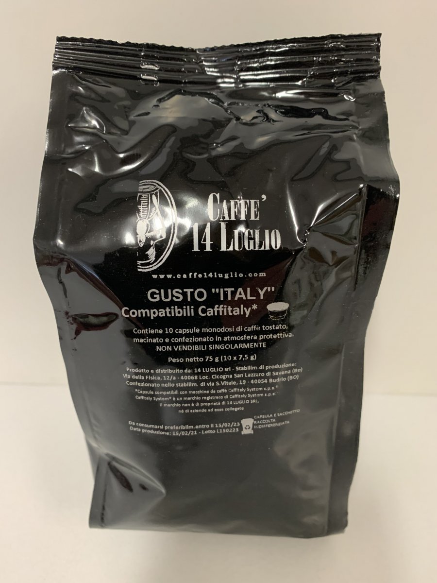 80 GUSTO ITALY capsule compatibili Caffitaly **NUOVO FORMATO**