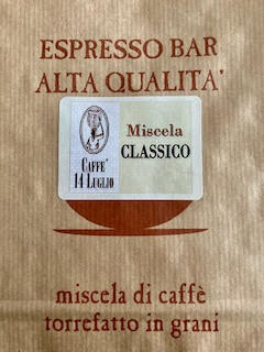 CLASSICO Confezione da 1 kg di miscela di caffè Arabica e Robusta 