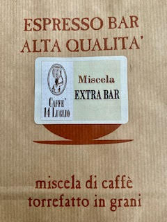 EXTRA BAR Confezione da 1 kg di miscela di caffè Arabica e Robusta 