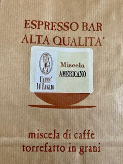AMERICANO Confezione da 1 kg di caffè per la preparazione del caffè Americano 